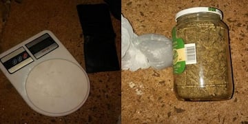El detenido tenía la droga y la balanza entre sus pertenencias\u002E