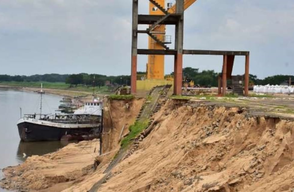 El puerto "nuevo" de Formosa vuelve a derrumbarse en parte a cuatro meses del primer colapso