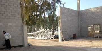 En el predio de Huracán el Gobierno construye un Polideportivo\u002E