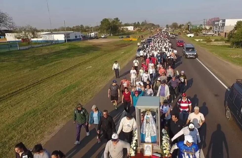 La XXXIII Peregrinación Policial partió hacia Itatí
