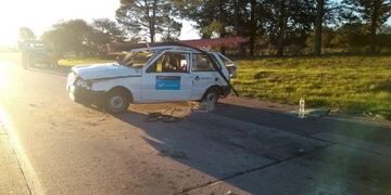Impactante accidente en la Autopista de las Serranías Puntanas\u002E