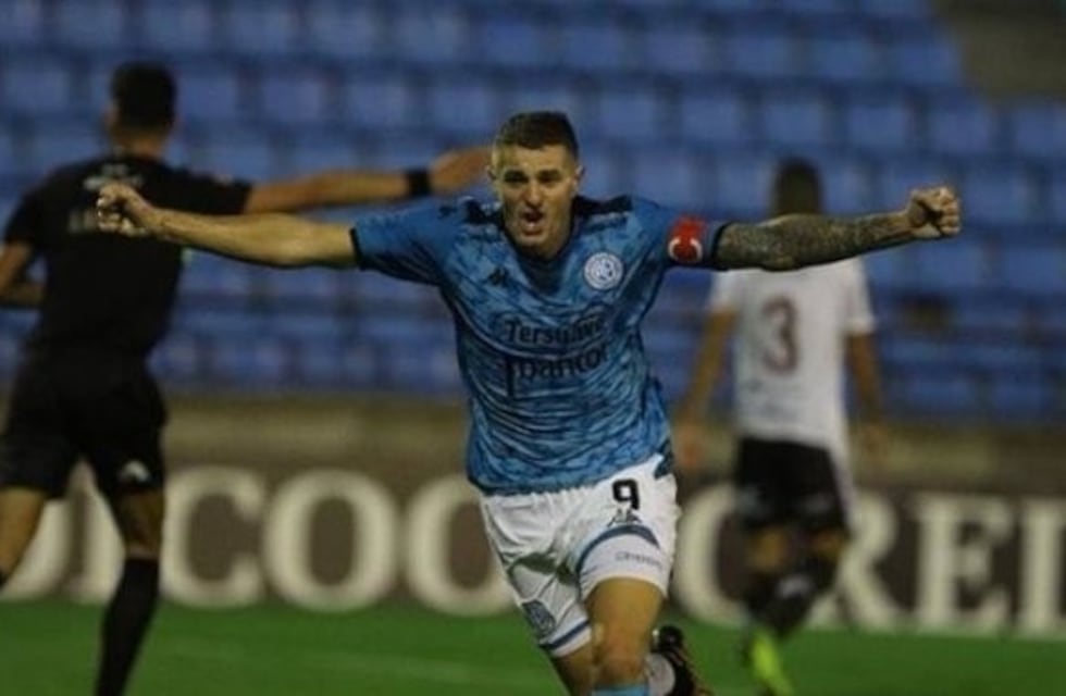 El goleador Vegetti, el más entrenado en Belgrano...