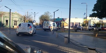 Marcha de médicos realizada en Arroyito