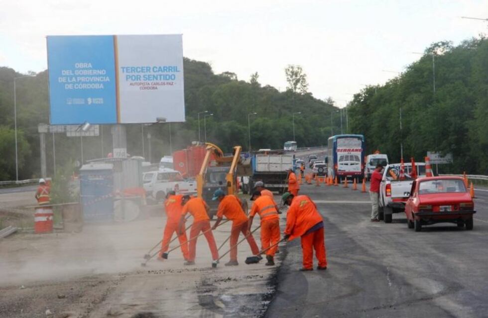 Este jueves inauguran el ensanche de la autopista a Carlos Paz