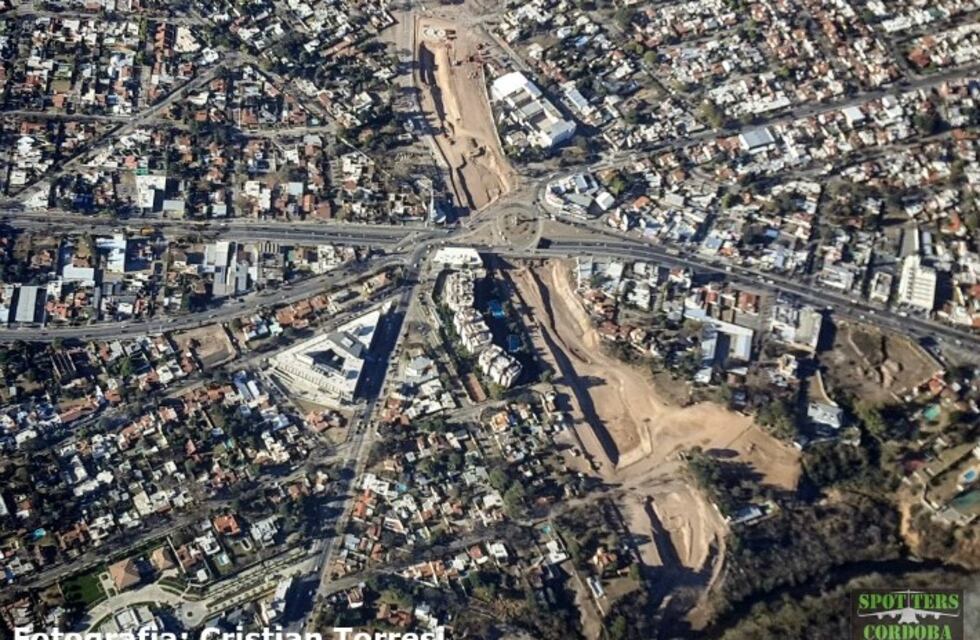 Impactantes fotos del avance de la Circunvalación, visto desde un avión