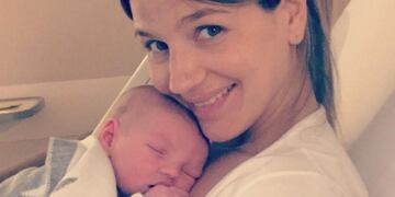 Marcela Kloosterboer compartió una tierna escena con su bebé: \