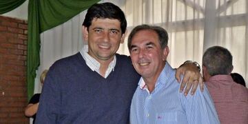 Joaquín Losada y uno de sus contrincantes en junio, \