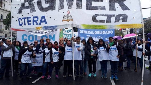 Agmer, gremio docente de Entre Ríos . ((imagen ilustrativa))