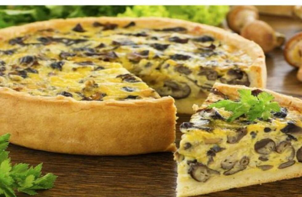 Receta de tarta de champiñones