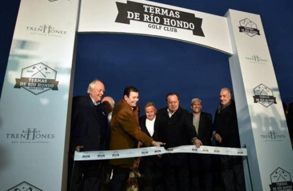 Inauguraron oficialmente un campo de golf en Las Termas