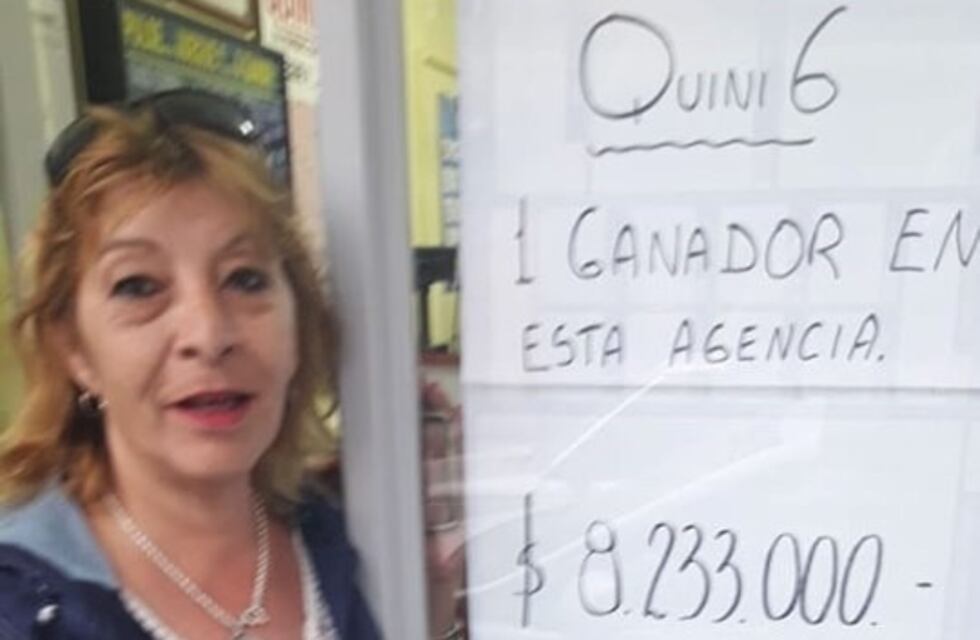 En Santa Rosa de Calamuchita hubo un ganador del Quini 6