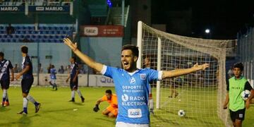 El gol de García, para el festejo del Celeste con puntaje ideal\u002E