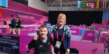 Medalla de Bronce para Fernando Eberhardt\u002E (Foto: Facebook)\u002E