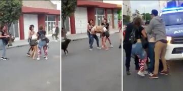 Descontrol en la calle: se viralizó una pelea entre dos mujeres