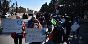 Protesta de trabajadores de la Salud de Córdoba\u002E