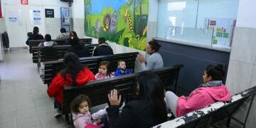 La guardia del Pediu00e1trico, otra vez poblada de respiratorias.