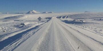 Paso de Jama con rutas congeladas