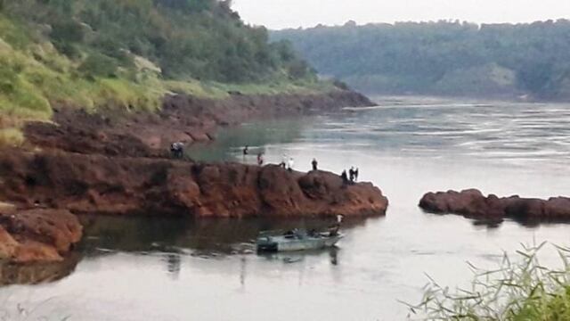 Iguazú: la zona de la ribera del Paraná en que se ahogó el menor de 12 años Mario Bitancur\u002E (MisionesOnline)