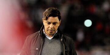 BUENOS AIRES 21/06/17 RIVER PLATE VS\u002E ALDOSIVI\u002E\r\nFOTO DYN PABLO AHARONIAN cancha river plate marcelo gallardo futbol torneo primera division 2017 futbol futbolistas river plate aldosivi