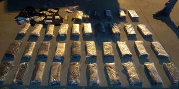 Gendarmería logró incautar un gran cargamento que sería de una banda transnacional\u002E