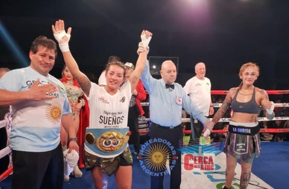 La necochense Jorgelina Guanini se consagró campeona mundial Súper Mosca