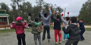 Alumnos del Instituto República Argentina de Río Grande, Tolhuin, Tierra del Fuego