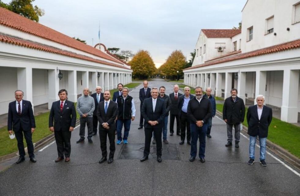 Alberto Fernández recibió el respaldo de empresarios y gremialistas en la negociación de la deuda