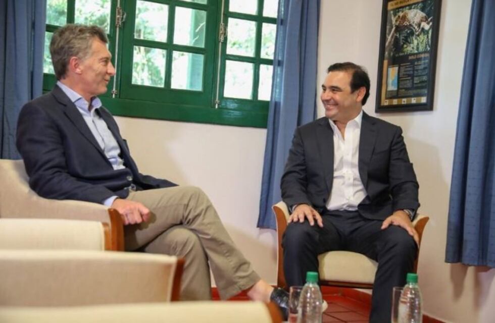 El presidente Macri recibió a Gustavo Valdés