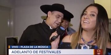 Ivana Freitag junto al Chaqueño Palavecino\u002E