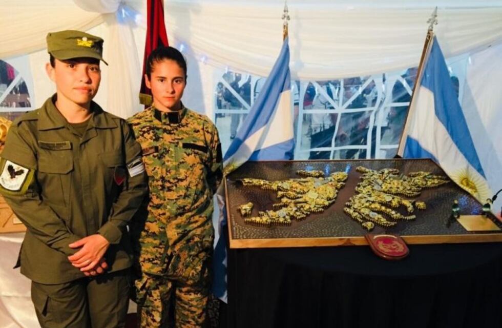 En la Escuela de suboficiales de Córdoba diseñaron un recuerdo a Malvinas