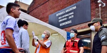 Carpa sanitaria Concordia Salto