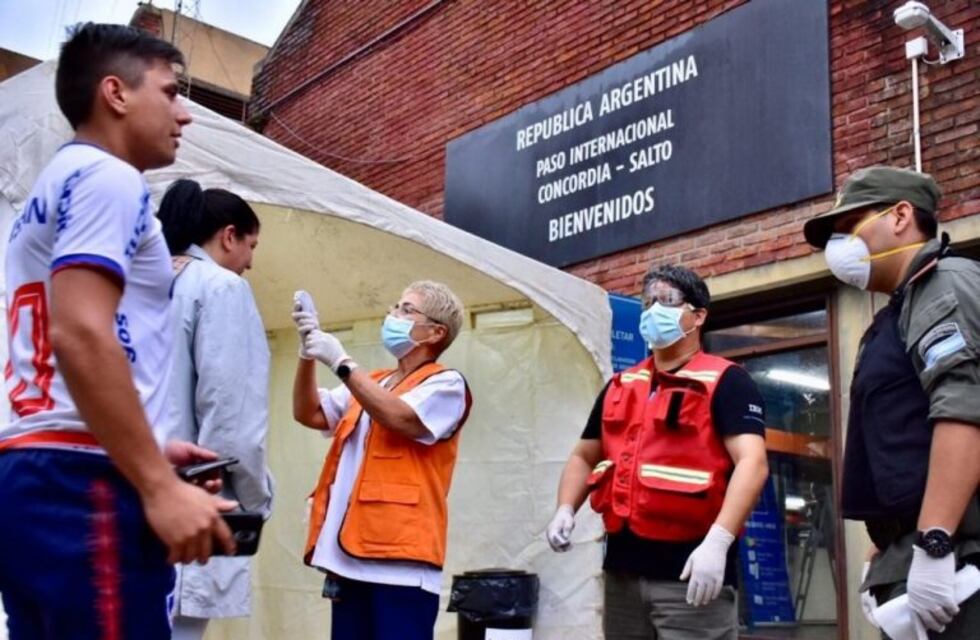 Coronavirus: en el Puente Salto Grande ya funciona la Carpa Sanitaria