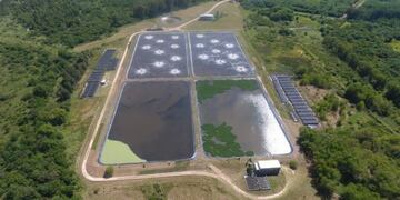 Planta de de efluentes cloacales en Gualeguaychú. MDG