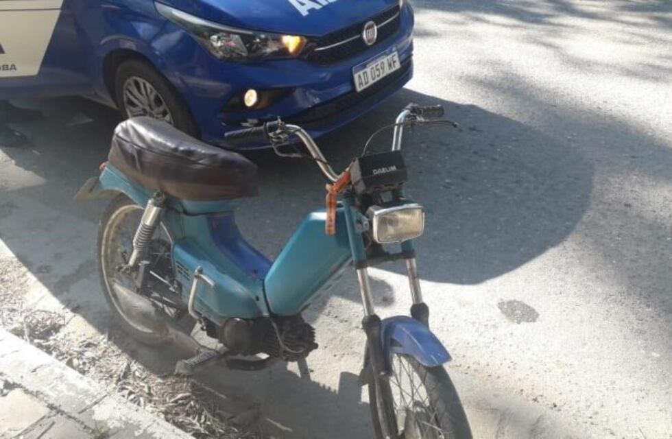Alta Gracia: por no contar con la documentación correspondiente, le secuestraron la motocicleta