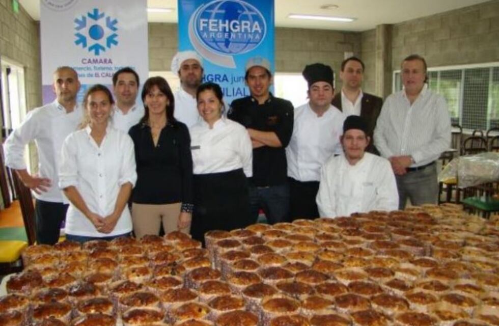 Tradicional amasada navideña de El Calafate