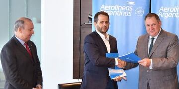 Aerolíneas Argentinas junto al IAF