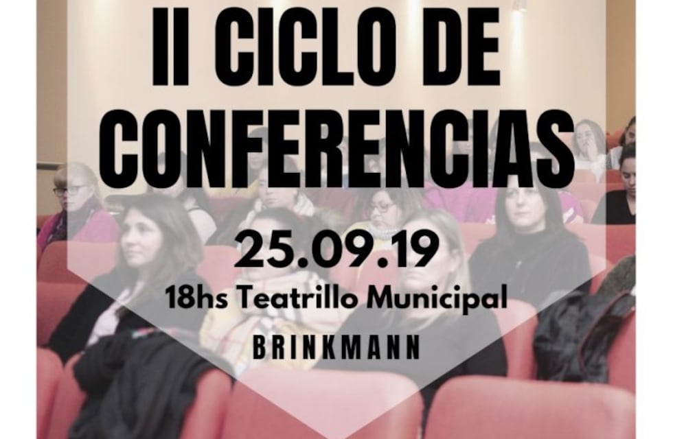 Se realizará el II Ciclo de Conferencias sobre seguridad vial en Brinkmann