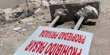 Ingreso prohibido a muelle del Emisario Submarino (Foto: Prensa OSSE)