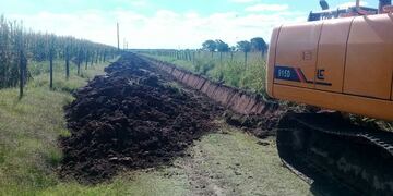 La maquinaria de la obra hídrica ilegal fue secuestrada por la Provincia\u002E