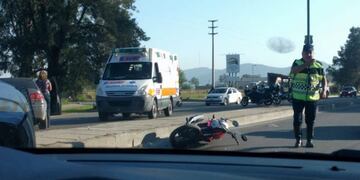 Accidente en la la avenida Banchik (FM Profesional)