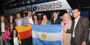 El alcalde de Sigmaringendorf, Phillip Schwaiger, junto a cinco empresarios alemanes, llegarán a Rafaela (Prensa Municipalidad de Rafaela)