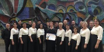 El coro Likui (Foto: ANBariloche)\u002E