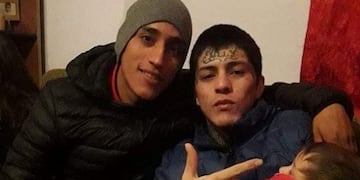 Andrés Behler (izquierda) estaba recluido en Santa Fe y tenía la misma edad que Alén Montenegro\u002E (Facebook)