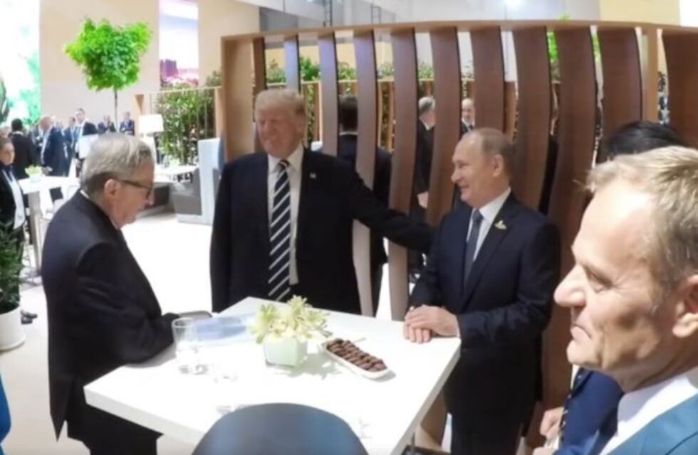 Trump y Putin se saludaron y charlaron en la previa del G20 antes de su esperado primer encuentro