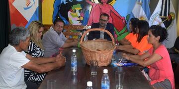 Integrantes del Proyecto Puentes, en el Concejo Deliberante de San Salvador de Jujuy