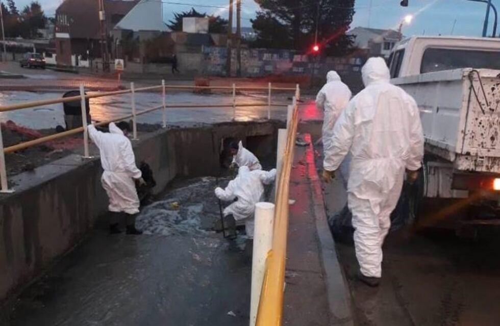 Se refuerza el mantenimiento preventivo en desagües pluviales