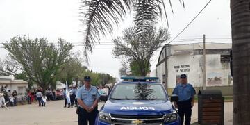 Entregaron un móvil policial en Sacanta