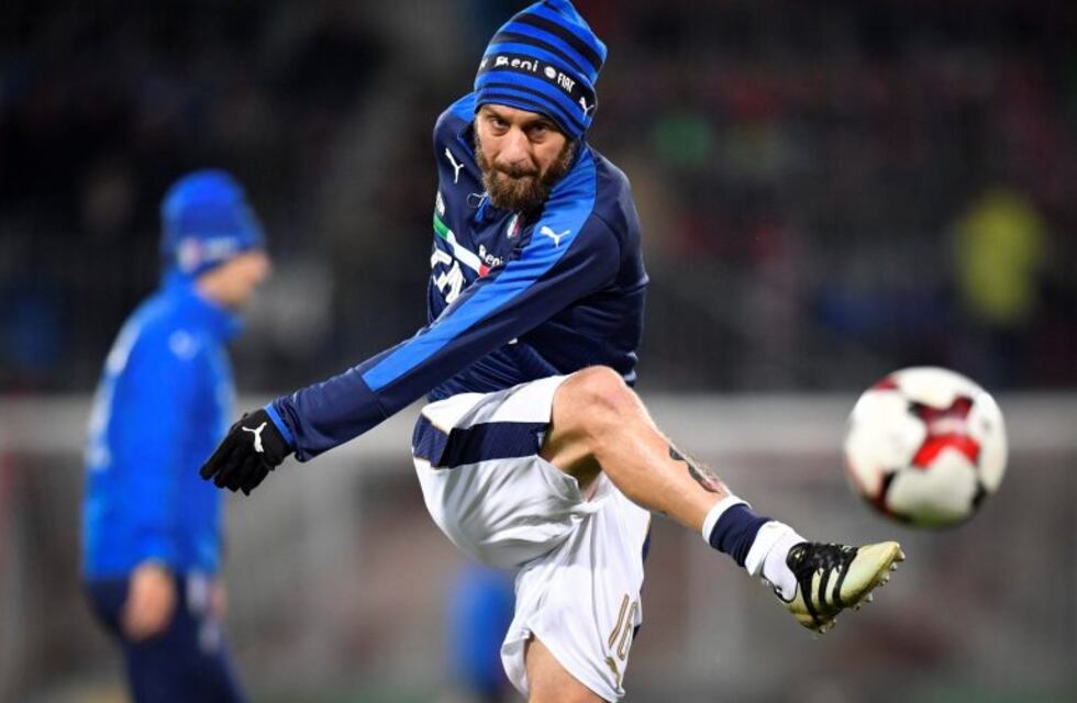 Daniele De Rossi no fue convocado al seleccionado italiano para la eliminatoria Eurocopa 2020