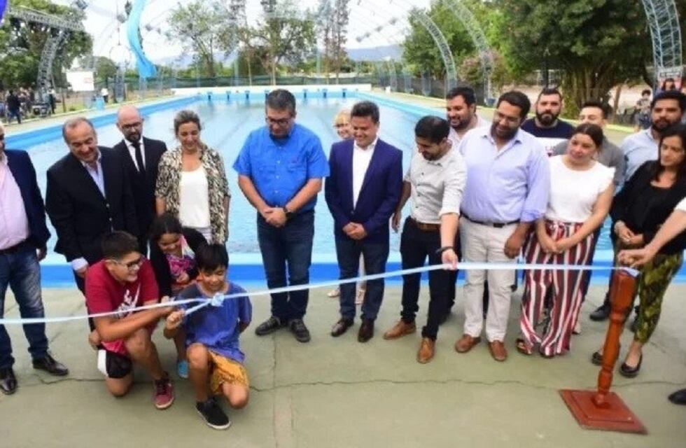 Reinauguraron el natatorio de Valle Viejo