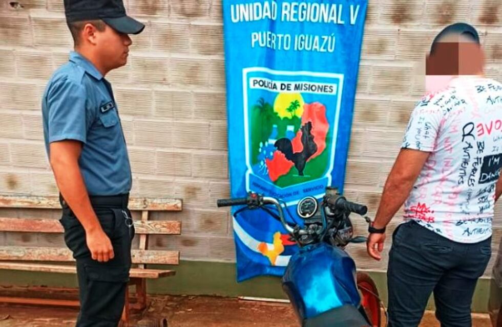 Recuperaron en Esperanza una moto robada en Andresito